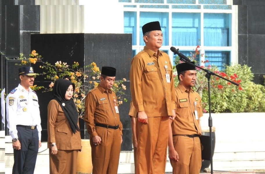 Upacara Bendera Rutin, BPKAD Kota Pekanbaru Ditunjuk Menjadi Pelaksana