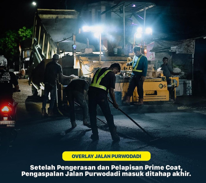 Tahap Akhir, Dinas PUPR Gesa Pengerjaan Jalan Purwodadi