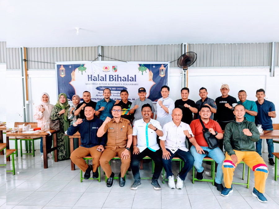 Dispora Pekanbaru Hadiri Halalbihalal Yang Digelar KONI Pekanbaru