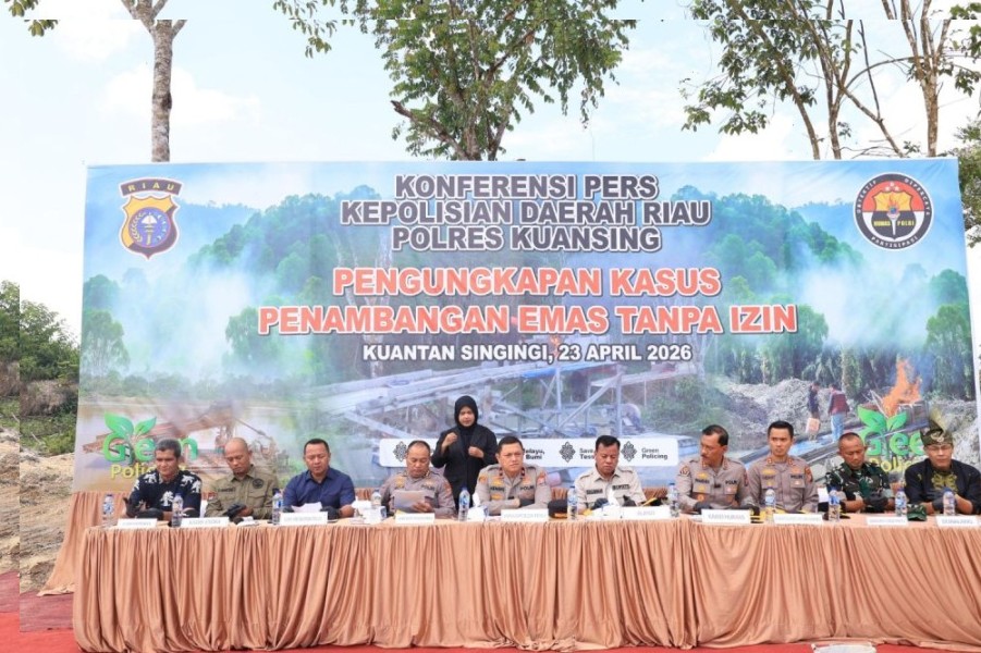 Sikat Tambang Ilegal, 1.167 Rakit PETI Dimusnahkan di Kuansing