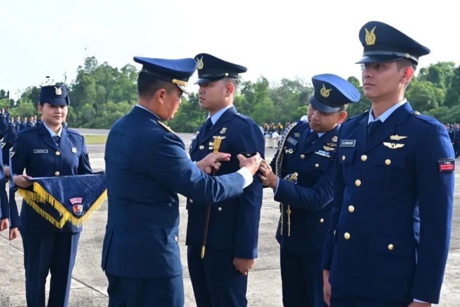 135 Personil Lanud Rsn Pekanbaru Naik Pangkat