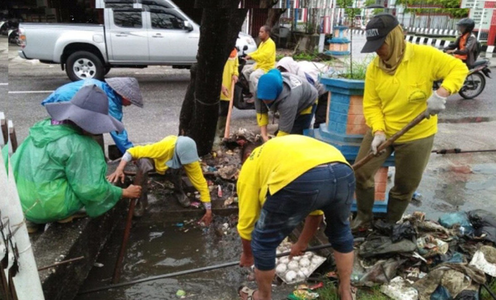 Jadi Penyebab Banjir, PUPR Pekanbaru Fokus Keruk Sedimen