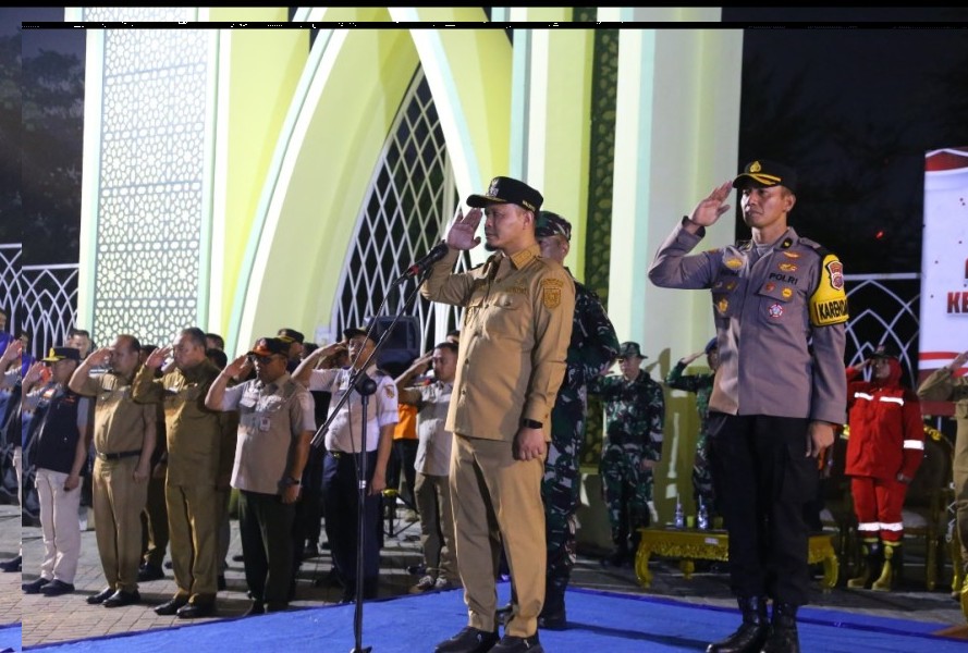 Wako Pekanbaru Pimpin Apel Kesiapan Pengendalian Bencana Karhutla