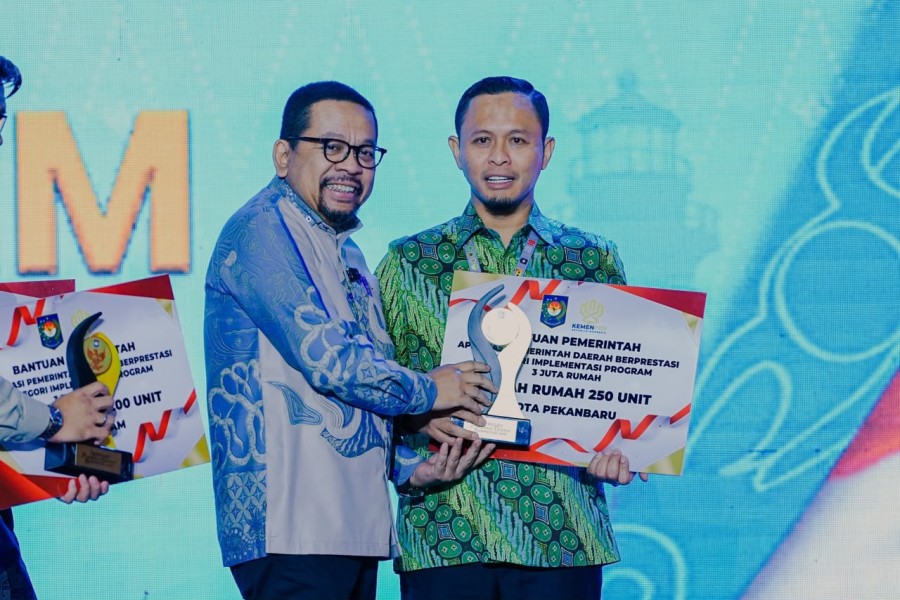 Program 3 Juta Rumah Antar Pekanbaru Raih Juara II