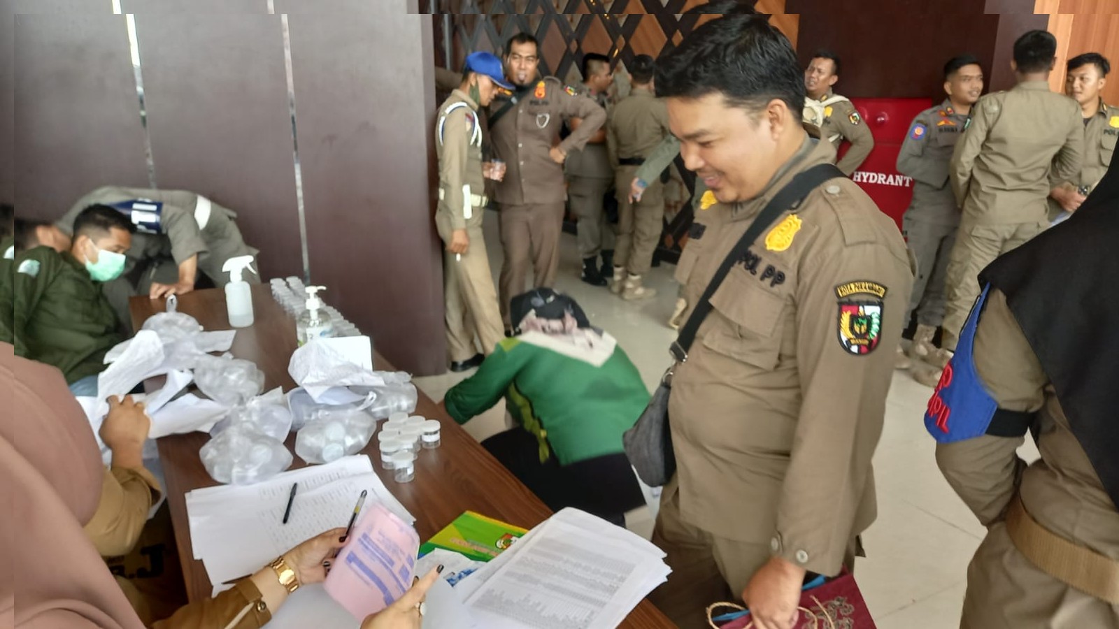 Perpanjangan Kontrak, 500 Personil Satpol PP Pekanbaru Jalani Tes Urine