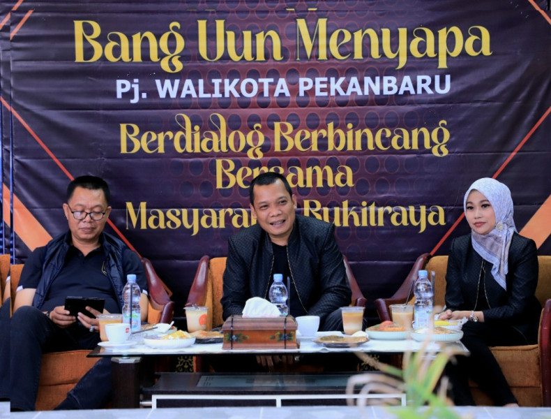 Pastikan Program Pemko Pekanbaru Pro Rakyat Diterima, Bang Uun Sapa Warga Bukit Raya