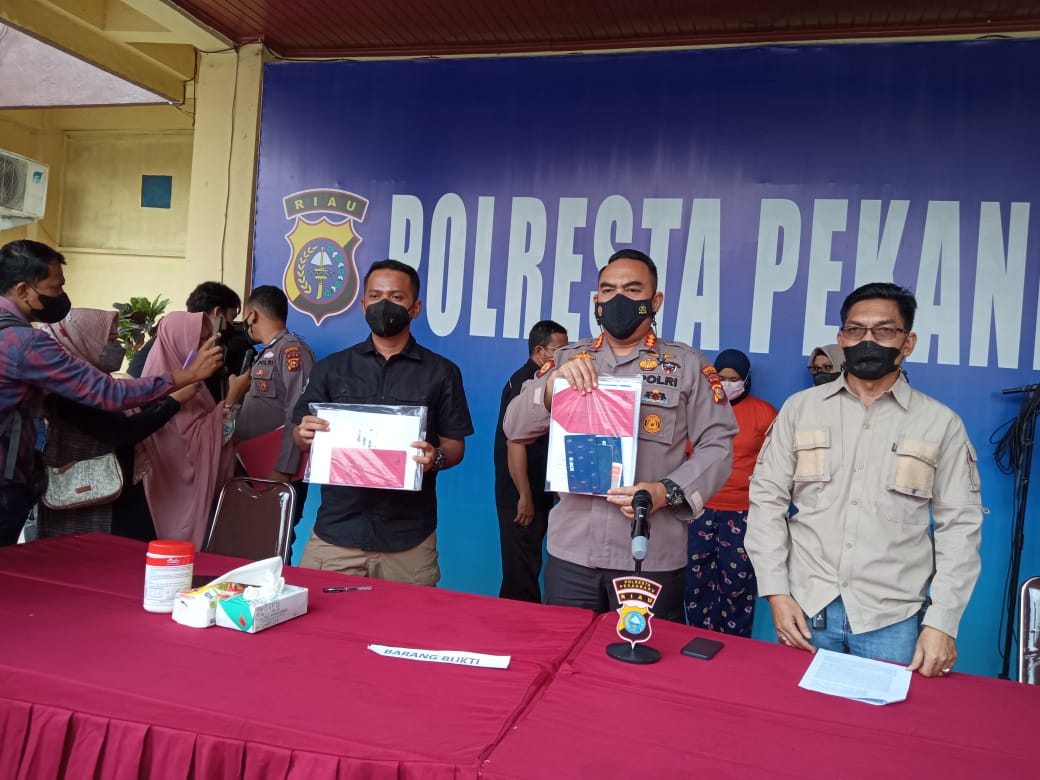Polresta Pekanbaru Ungkap Investasi Bodong Diwilayahnya
