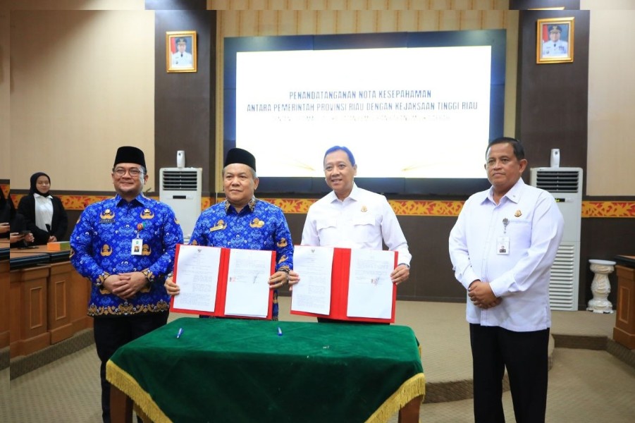 Pemprov Riau–Kejati Teken MoU, Langkah Baru Penertiban Aset Milik Daerah